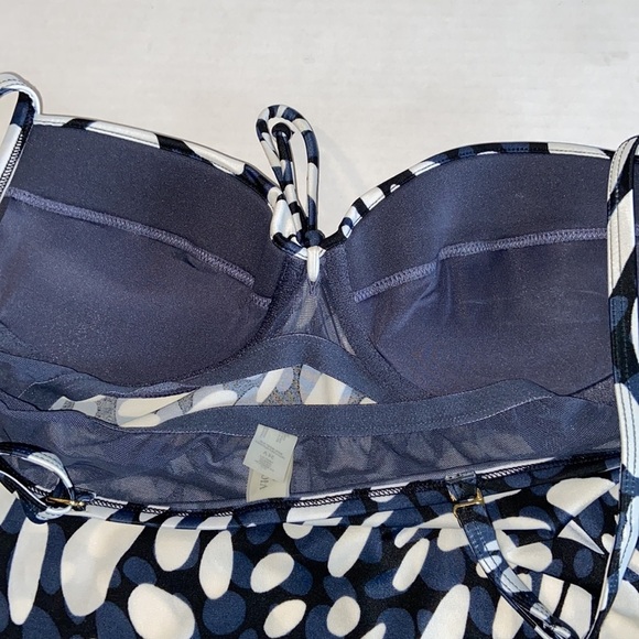 Victoria’s Secret Size 34A Navy & White Tankini 2498 - Picture 6 of 8